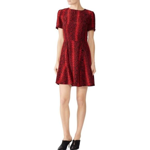 The Kooples Dress Snake Print Dress Small - Picture 3 of 16